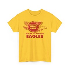 Missouri Pacific Lines Screaming Eagles Railroad Logo Vintage T-Shirt