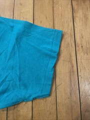 Vintage 90s Hanes Teal Green men’s XL Single Stitch Blank Pocket T-Shirt used