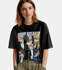 Wind Breaker Shirt Sakura Tshirt Sygishita T-Shirt Suo Top Hiragi Cute Anime Tee