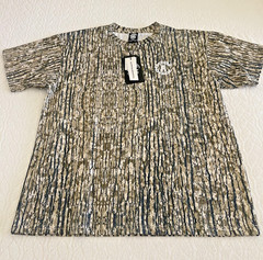 CROOKS & CASTLES Sz S Heavyweight Relax Fit T-Shirt Men’s Camouflage Pattern