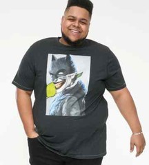 D555 Duke Big Mens Batman Printed T-Shirt Licensed Product 2XL-6XL (601619)