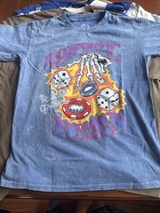 Men’s Grateful Dead Las Vegas Sphere On Blue Mineral Wash Tie Dye Size Small