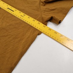 Banana Republic Men’s XL Short Sleeve Crew Neck Premium T-Shirt Beige Mustard