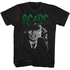 AC/DC cd lgo ANGUS YOUNG GROWL Official Black SHIRT Size XL new