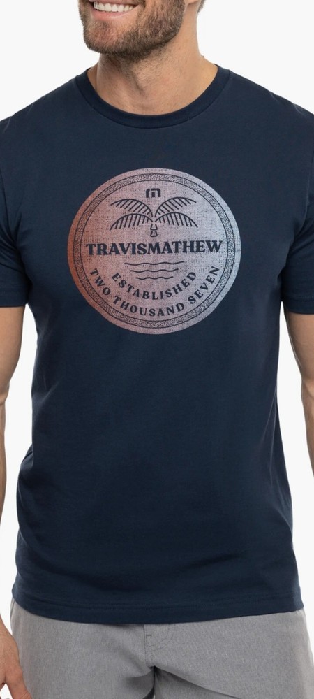 NWT Travis Mathew Blue Climate Zone Mens Large
