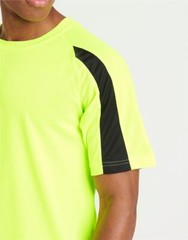 AWDis Mens Short Sleeve Polyester T Shirt, Cool Quick Dry Wicking Training Top