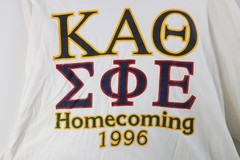Vtg 90s Mens XL Sigma Phi Epsilon Kappa Alpha Theta Baylor Homecoming T-Shirt