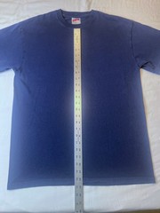Soffe Navy Blue Short Sleeve BLANK T-Shirt – Cotton – Large – Made in USA