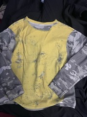 Valelives men’s medium yellow/camo thermal worn twice