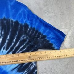 Comfy Sportswear Tie Dye T Shirt Mens M Blue Silverwood Rave Festival Holiday