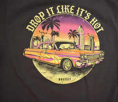 Box Set Mens Drop It Like It’s Hot Brown Lowrider Skeletons Shirt New S-XL