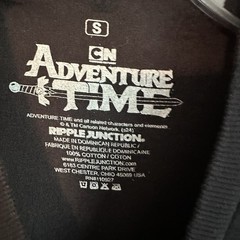 Adventure Time Cartoon Network Character Grid Graphic Tee Black Size S Spot