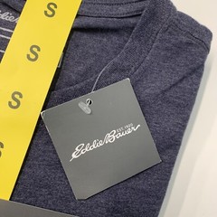 Eddie Bauer Graphic & Crew T-shirt 2-Pack NEW Mens Expedition LOGO NEW. SMALL S
