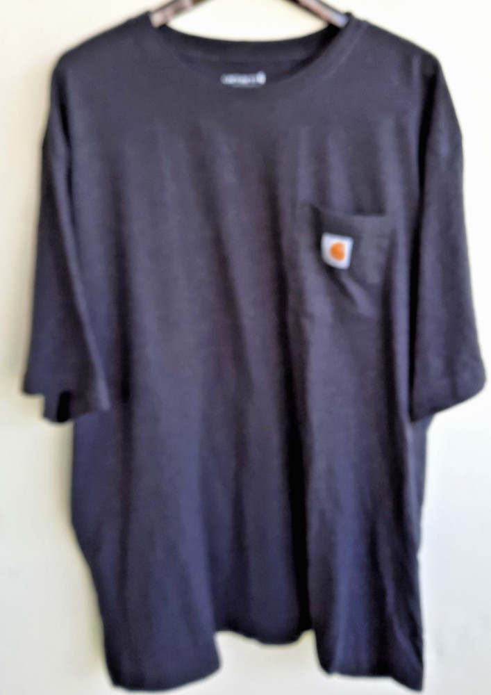 Carhartt Men’s Short Sleeve T Shirt 2XL Loose Fit Charcoal Grey Comfortable P