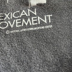 Vintage 90s Chicano Civil Rights Movement Documentary Promo Tshirt Size L Black