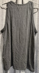 Cotton Heritage Men’s size Large Solid Gray Tank Top Cotton/Poly Blend