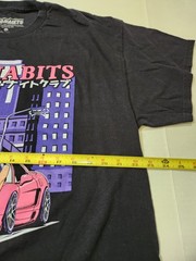 Bad Habits Anime Pink Car 2024 Black T-Shirt XL