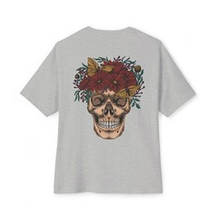 Mens Oversized T-Shirt Back Print Streetwear Graphic Baggy Tee Workout Top