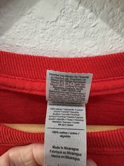 Milwaukee Tools Logo T-Shirt Mens XL Red Long Sleeve Chest 46” Length 28”