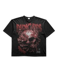 Darkness Skull Graphic T Shirt Gothic Vintage Streetwear Tee Unisex