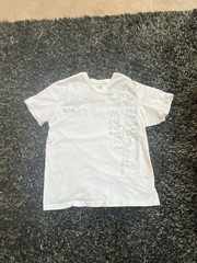Express Men’s White Graphic V-Neck T-Shirt with Strength Text Detail