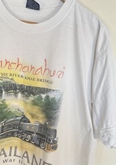 Kanchanaburi – The River Kwai Bridge Tshirt Mens XL White World War II History