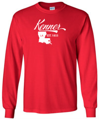 Kenner Louisiana T-Shirt Long Sleeve Graphic tee