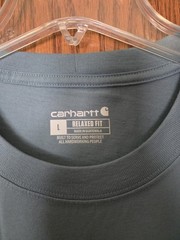 Carhartt Men’s Short Sleeve Relaxed Fit T-Shirt Blue Graphic Size L