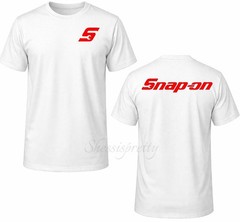 Mechanic T-Shirt Snap-On Style | 100% Cotton Work Tee | Durable Print | Men’s