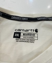 Carhartt Men’s Force Pocket Short Sleeve T-Shirt Malt Color Relaxed Fit Size 2XL