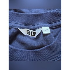 Uniqlo U Long Sleeve Cotton Shirt Minimalist Capsule Sustainable Unisex Sz L