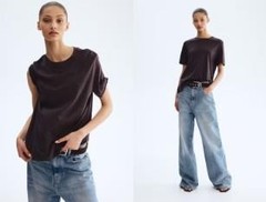 NWT H&M Silk-Blend T-Shirt