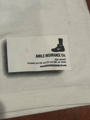 Kobe Bryant 4 Nike Ankle Insurance Co Mens Shirt Medium M