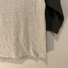 LAT 3/4 Sleeve Men’s Shirt Size M Body Black And Gray. #R