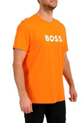 Hugo Boss Men’s “T-Shirt RN” Regular Fit Orange Short Sleeve T-Shirt US L IT 52