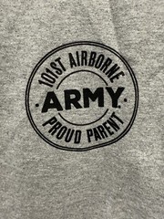 United States Army “101st AIRBORN PROUD PARENT” Gray T Shirt Tee – Sz XXL
