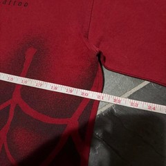 00s Y2K No Boundaries Spider Web Venom Tattoo Red & Black Graphic Tee – Large