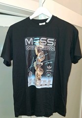 Kith & Messi For Adidas Football Graphic Tee + Sticker Sz Small Fast Shipping 🏆