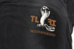 True Love False Idols Mens TLFI Charmer Snake Cobra Black Wash Shirt NWT Small