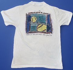 Vintage Diadora Tennis National Championships New York 1991 T Shirt Large