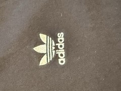 adidas Originals Ringer T-Shirt Black Rainbow Trefoil Logo Crew Pride Small