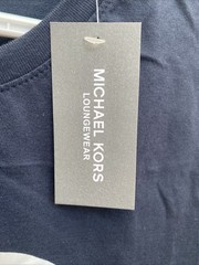 NEW Michael Kors Loungewear Men’s Small Blue T-Shirt Long Sleeve NWT $49.50