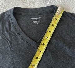Banana Republic Premium Men’s Sz M Navy & Gray V-neck S/S T-shirts 2 pk (EUC)