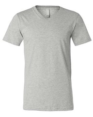 BELLA + CANVAS – Heather CVC V-Neck Short Sleeve Unisex T-Shirt – 3005CVC