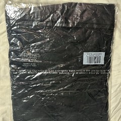 Sada T-Shirt Plain Black Crew Neck T-Shirt for Men Size M