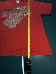 Vintage Detroit Red Wings Stanley Cup Champions 2002 T Shirt Men’s XL Red