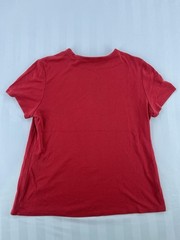 Tommy Bahama Men’s Red Solid Crew Neck Jersey T-Shirt Silk/Cotton Size S