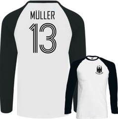 GERD MULLER T-Shirt West Germany Football Footballer Tee Top Kit