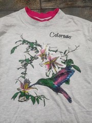 Vintage 90s Signal Sports Men’s Large Hummingbird Nature Colorado T Shirt