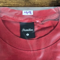 Diamond Supply Co X Primitive Grizzly Red Short Sleeve Tee L